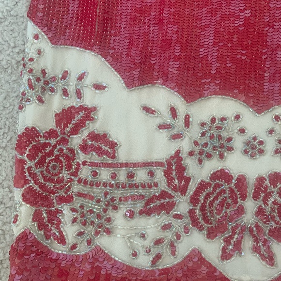 Nwt needle thread beaded floral shift dress - Picture 2 of 6